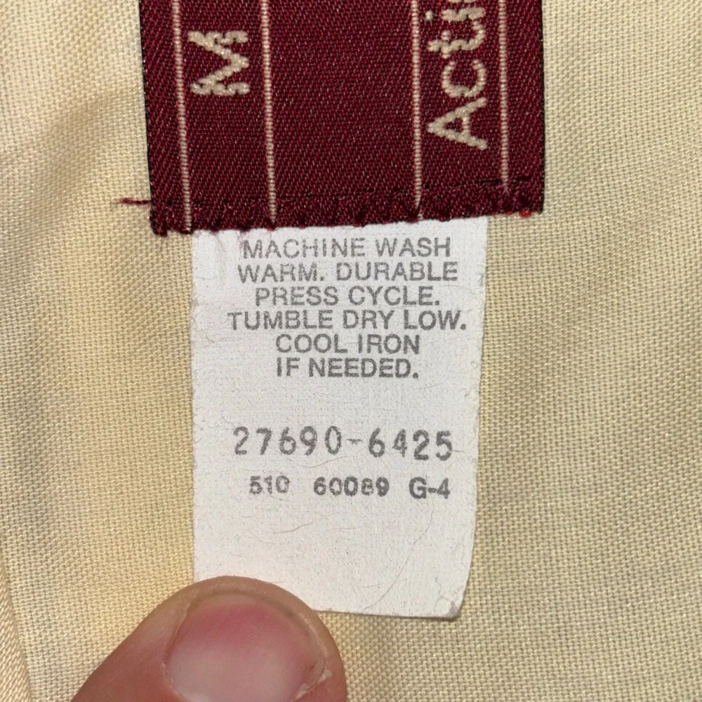 Vintage Levis Action Suit Mens 40L Tan Brown 2 Piece Blazer Trousers 33x32